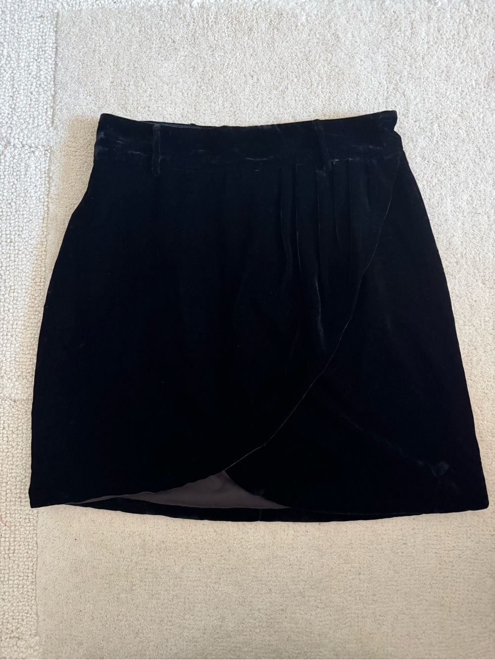 Nicholas velvet skirt